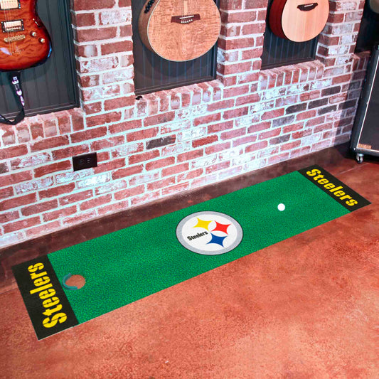 Pittsburgh Steelers Putting Green Mat - 1.5ft. x 6ft.