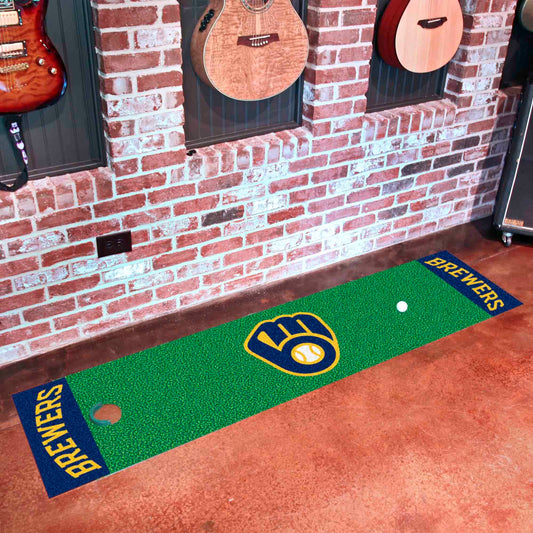 Milwaukee Brewers Putting Green Mat - 1.5ft. x 6ft.