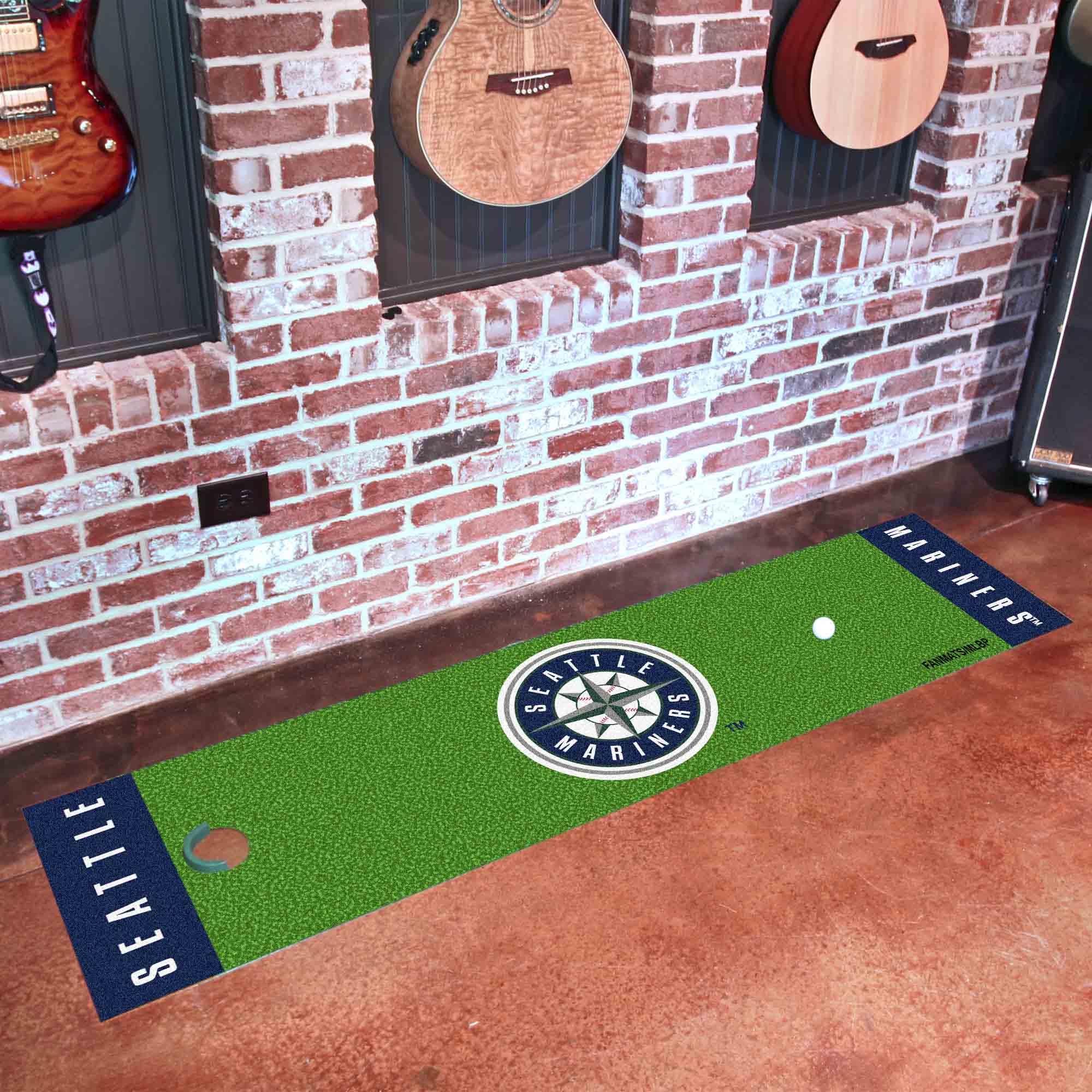 Seattle Mariners Putting Green Mat - 1.5ft. x 6ft.