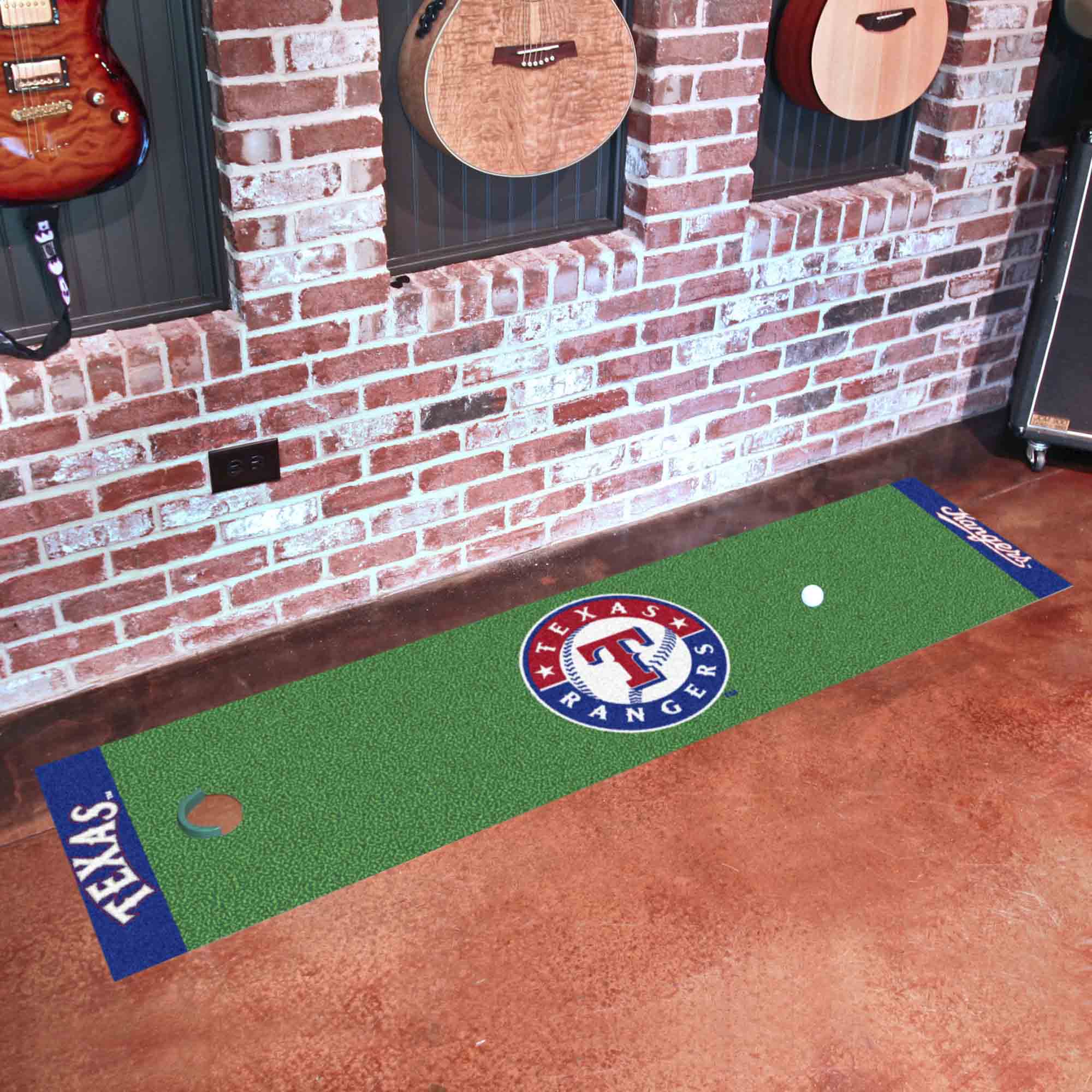 Texas Rangers Putting Green Mat - 1.5ft. x 6ft.