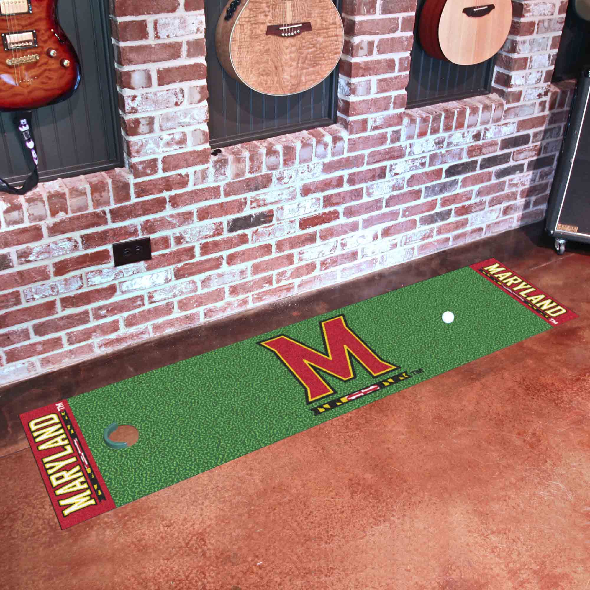 Maryland Terrapins Putting Green Mat - 1.5ft. x 6ft.