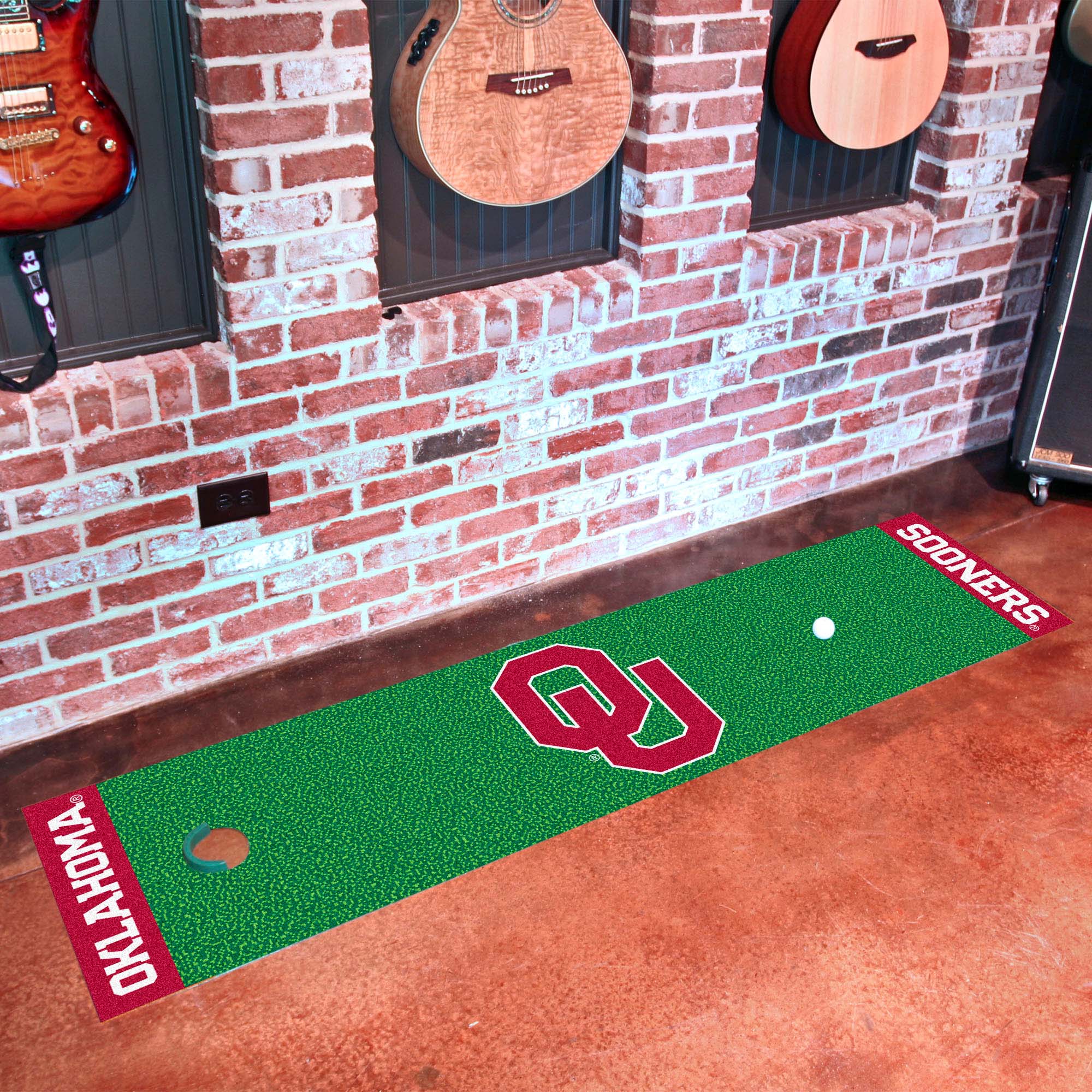 Oklahoma Sooners Putting Green Mat - 1.5ft. x 6ft.