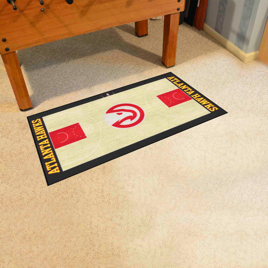 Atlanta Hawks Large Court Runner Rug - 30in. x 54in.