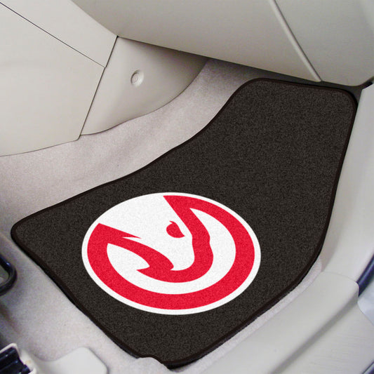 Atlanta Hawks Front Carpet Car Mat Set - 2 Pieces