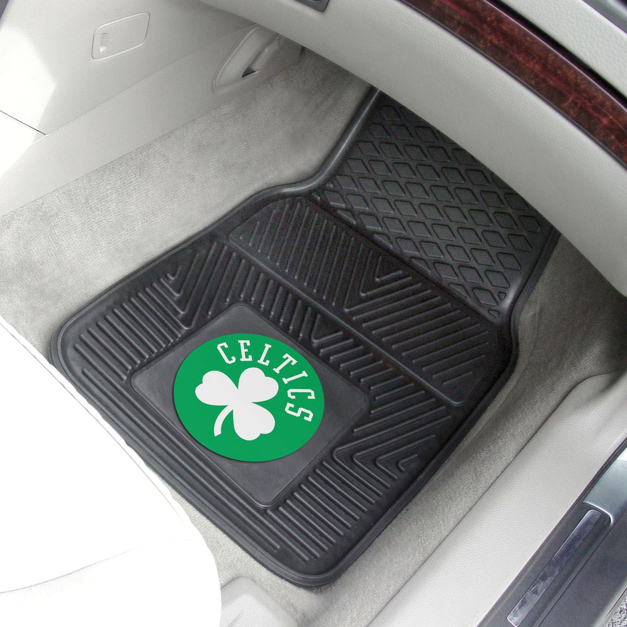 Boston Celtics Heavy Duty Car Mat Set - 2 Pieces - Boston Celtics