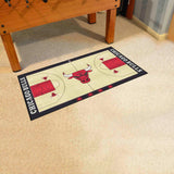 Chicago Bulls Large Court Runner Rug - 30in. x 54in. - Chicago Bulls