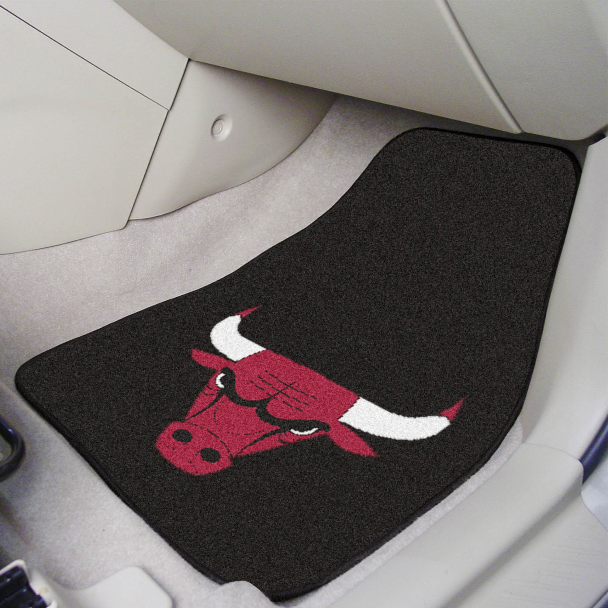 Chicago Bulls Front Carpet Car Mat Set - 2 Pieces - Chicago Bulls