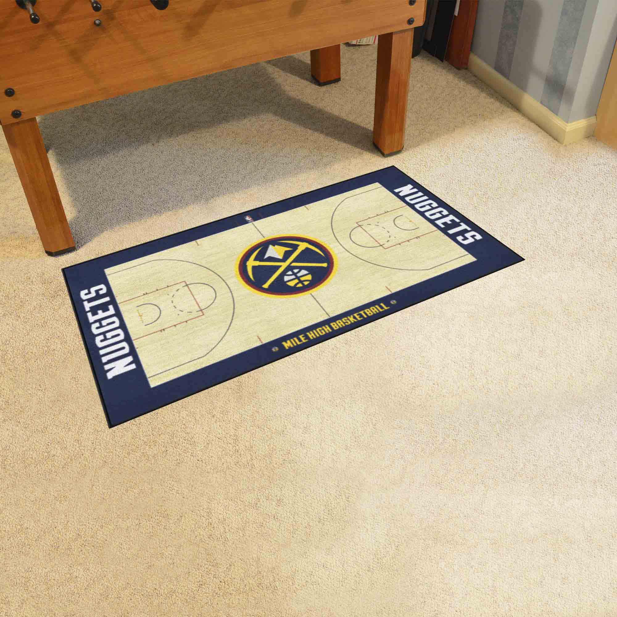 Denver Nuggets Large Court Runner Rug - 30in. x 54in.