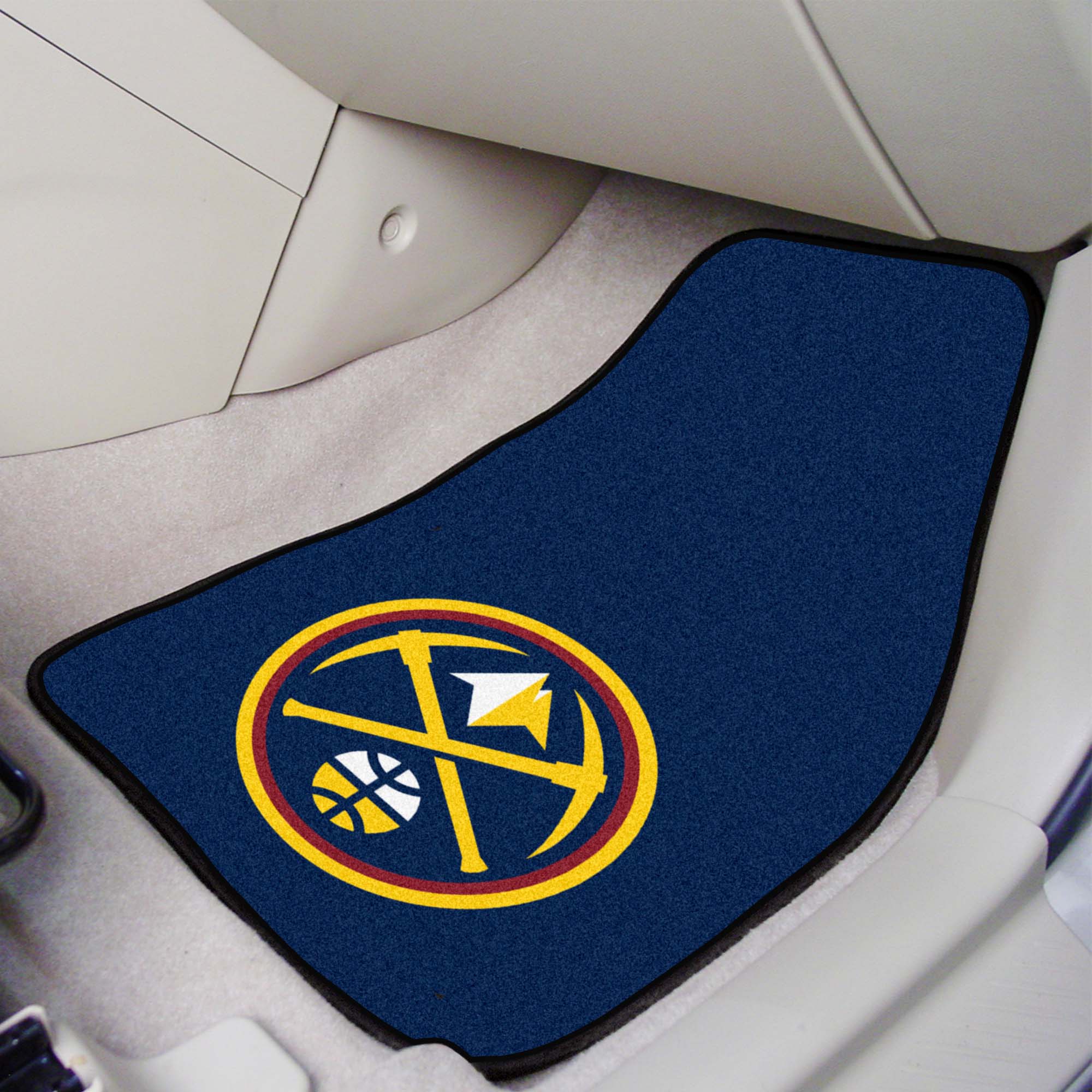 Denver Nuggets Front Carpet Car Mat Set - 2 Pieces - Denver Nuggets