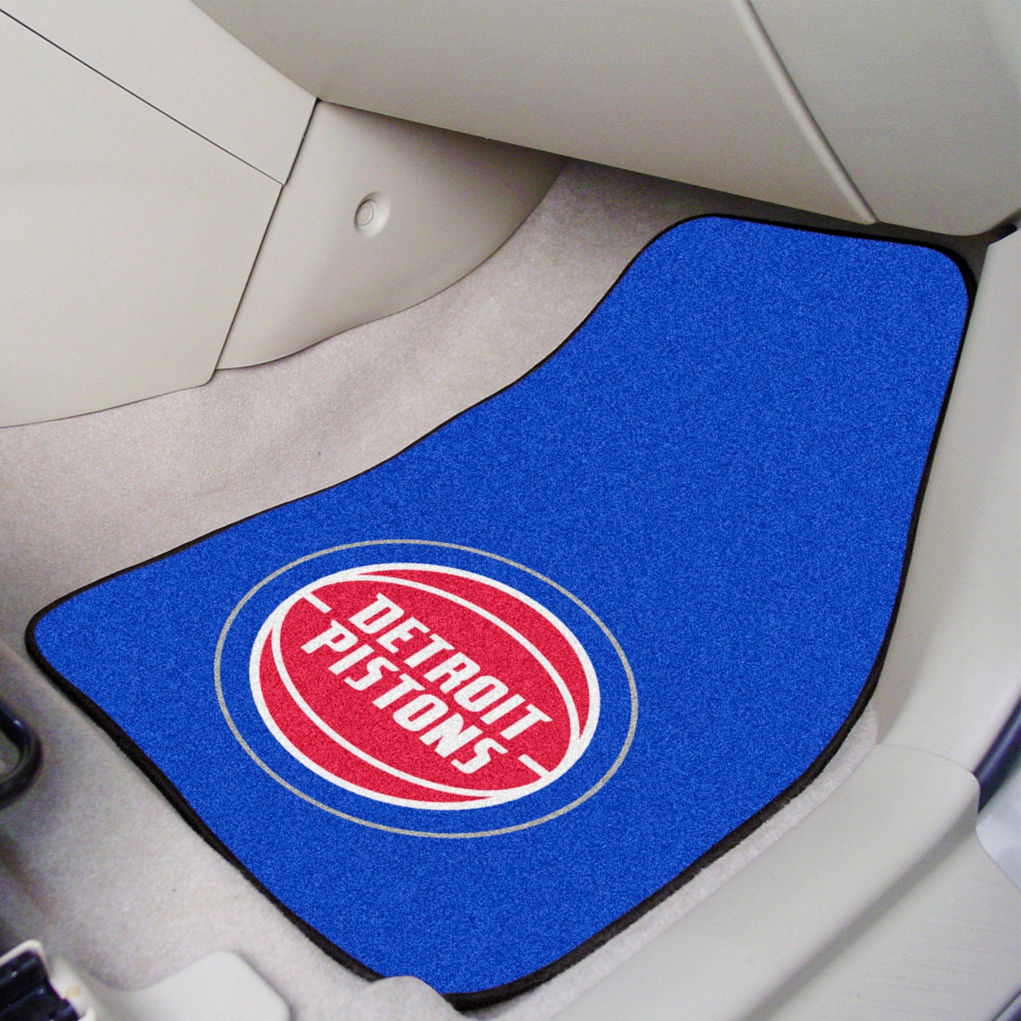 Detroit Pistons Front Carpet Car Mat Set - 2 Pieces