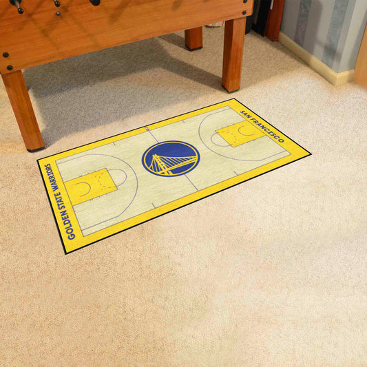 Golden State Warriors Large Court Runner Rug - 30in. x 54in.