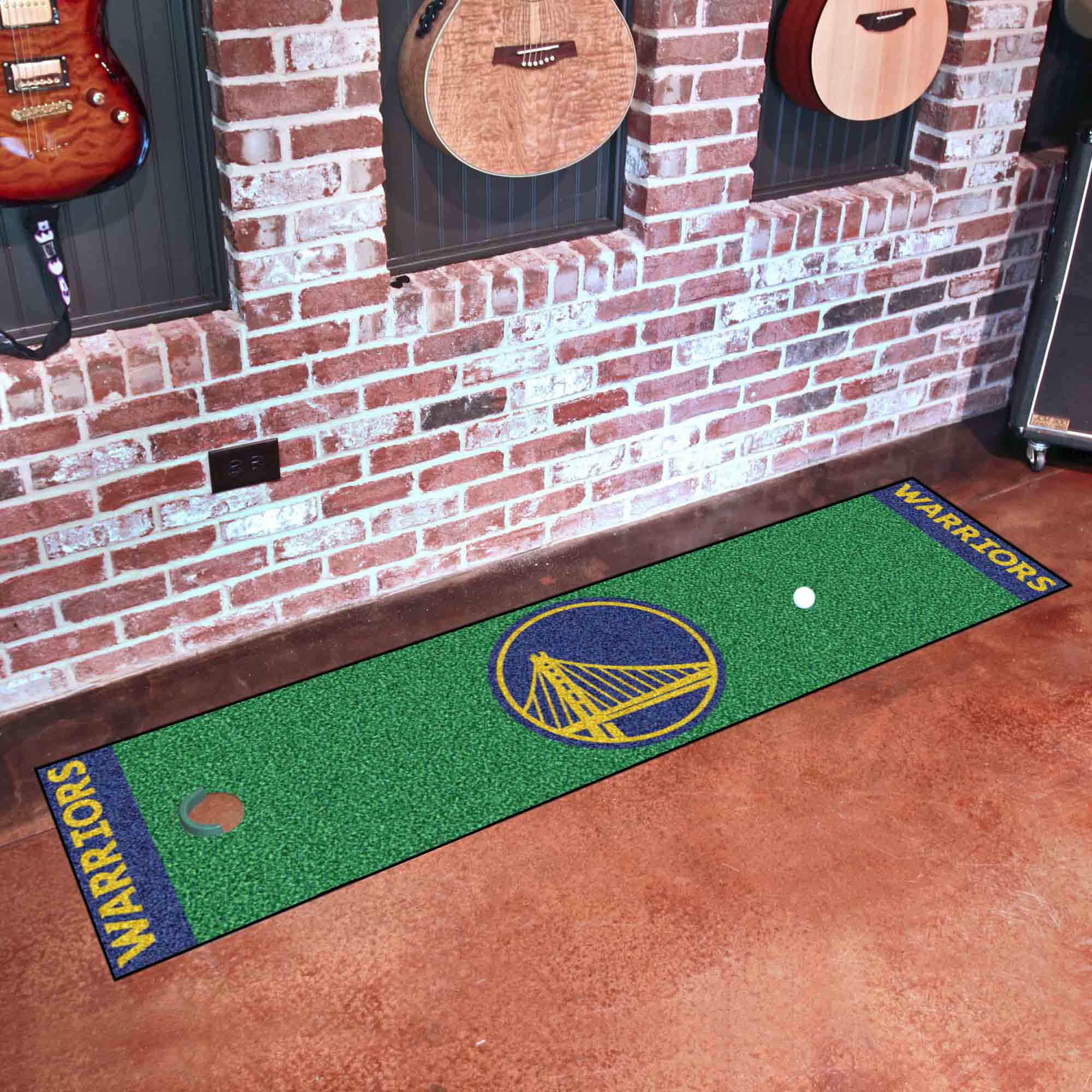 Golden State Warriors Putting Green Mat - 1.5ft. x 6ft.