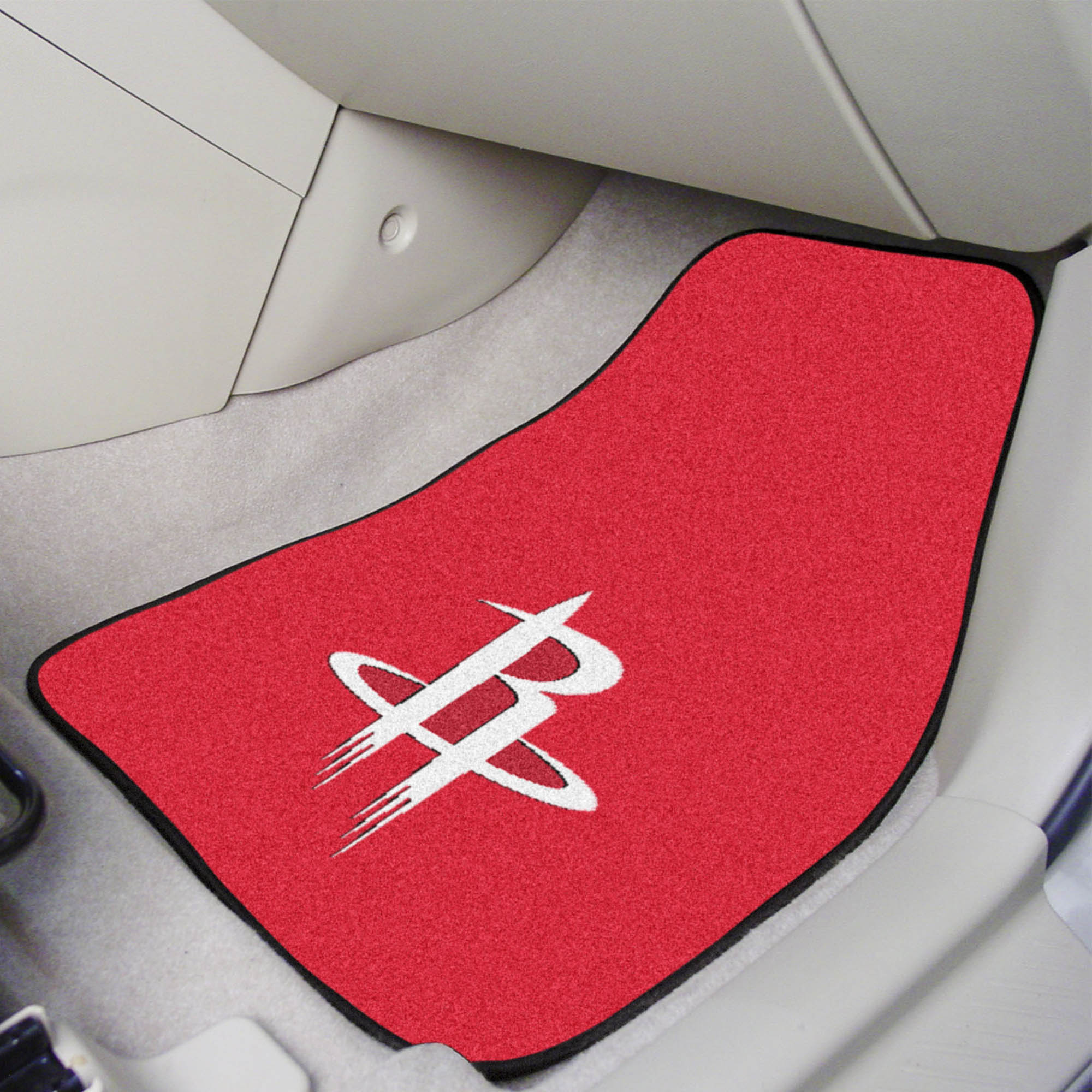 Houston Rockets Front Carpet Car Mat Set - 2 Pieces