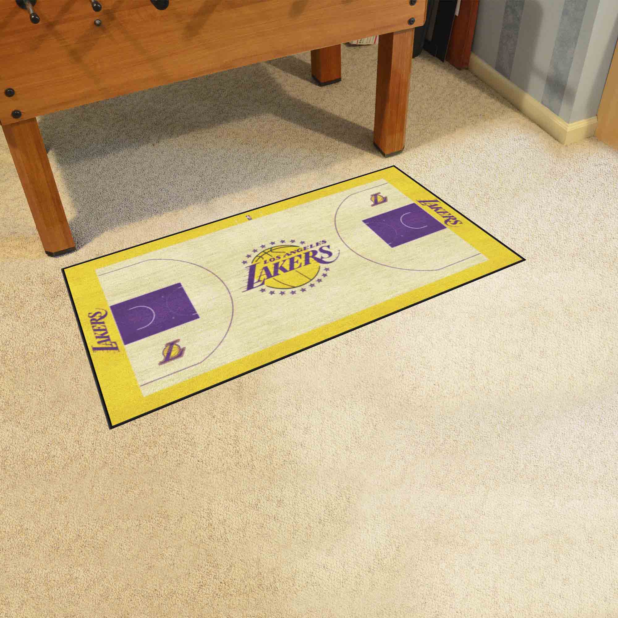 Los Angeles Lakers Large Court Runner Rug - 30in. x 54in.