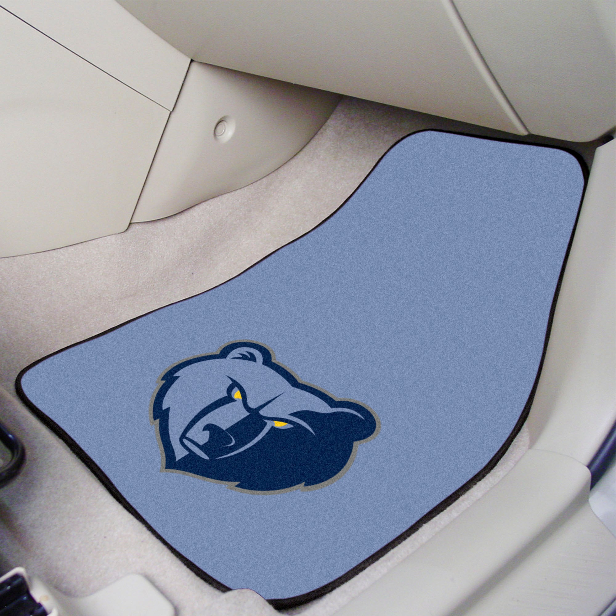 Memphis Grizzlies Front Carpet Car Mat Set - 2 Pieces