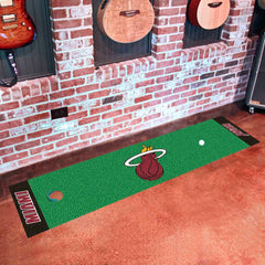 Miami Heat Putting Green Mat - 1.5ft. x 6ft.