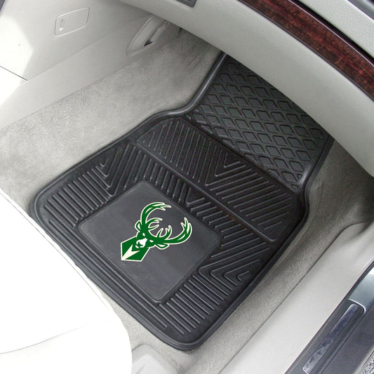 Milwaukee Bucks Heavy Duty Car Mat Set - 2 Pieces