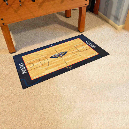 New Orleans Pelicans Large Court Runner Rug - 30in. x 54in. - New Orleans Pelicans