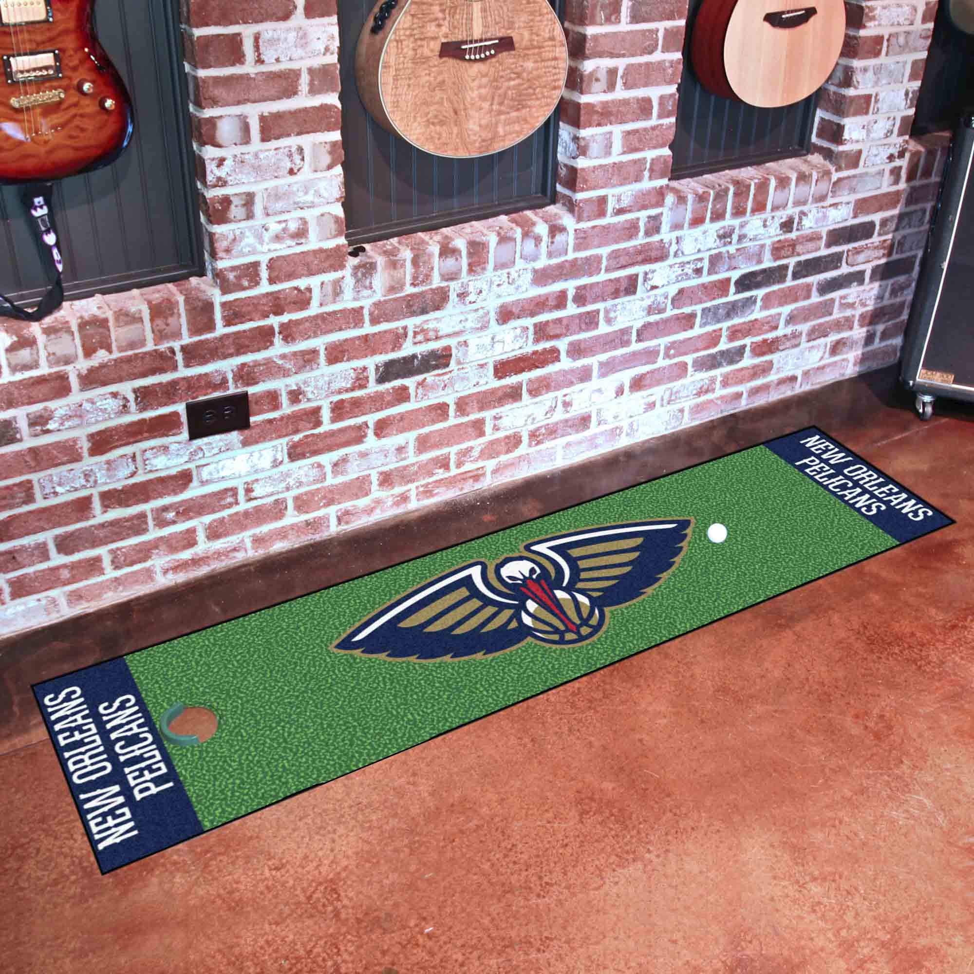 New Orleans Pelicans Putting Green Mat - 1.5ft. x 6ft.