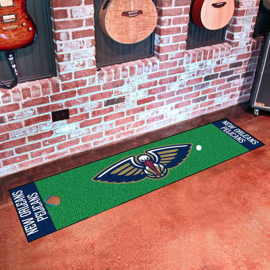 New Orleans Pelicans Putting Green Mat - 1.5ft. x 6ft.