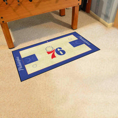 Philadelphia 76ers Large Court Runner Rug - 30in. x 54in.