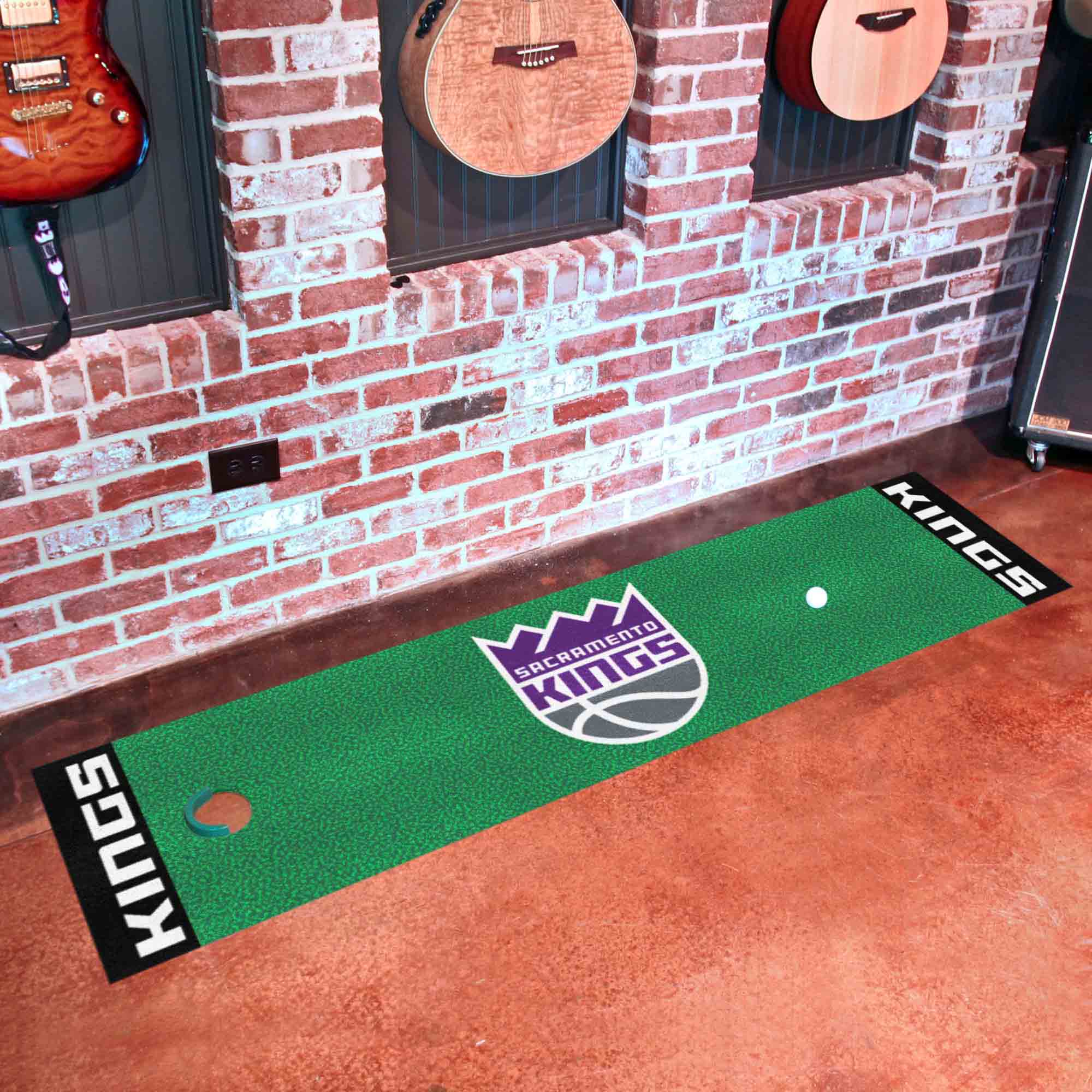 Sacramento Kings Putting Green Mat - 1.5ft. x 6ft. - Sacramento Kings