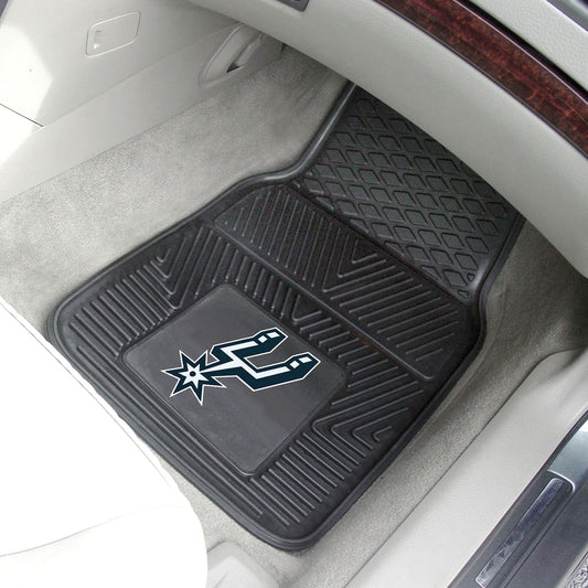 San Antonio Spurs Heavy Duty Car Mat Set - 2 Pieces