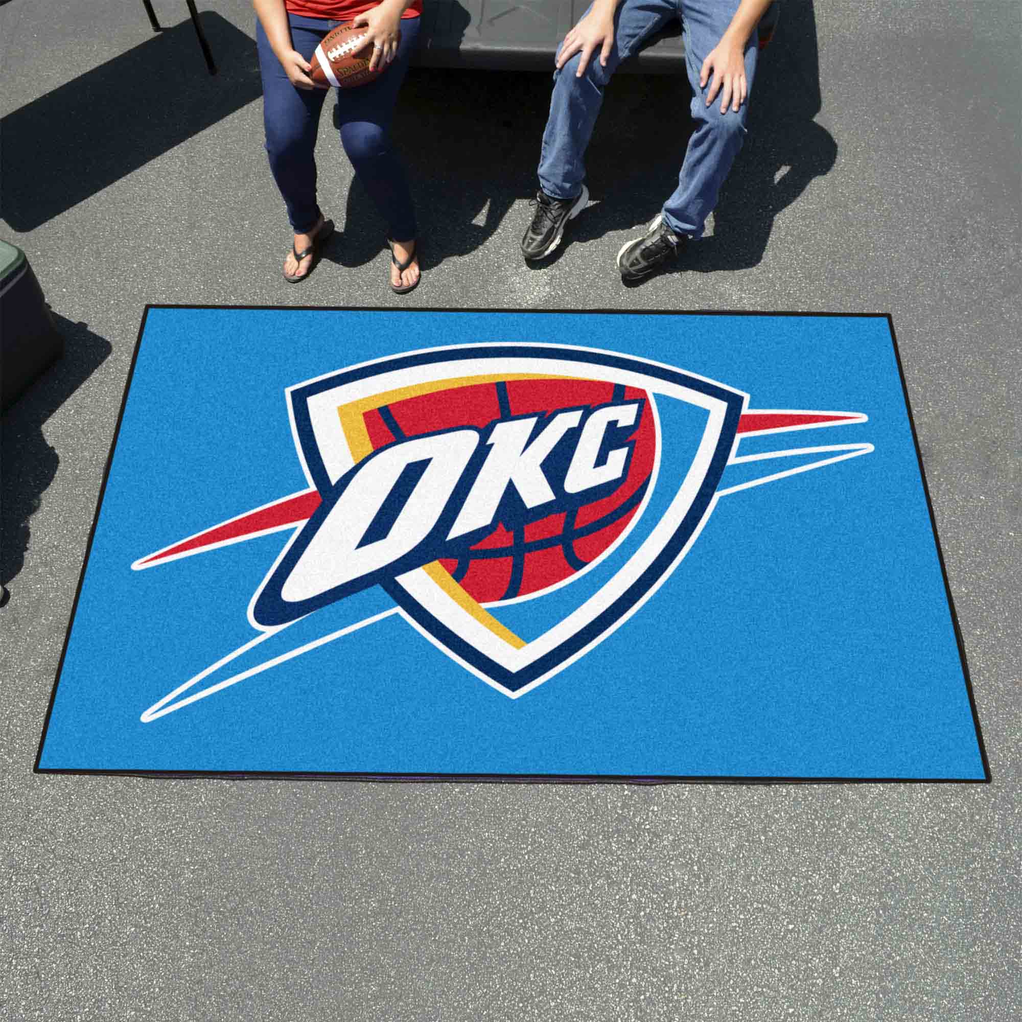 Oklahoma City Thunder Ulti-Mat Rug - 5ft. x 8ft.