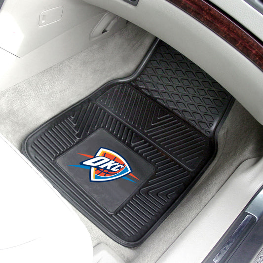 Oklahoma City Thunder Heavy Duty Car Mat Set - 2 Pieces