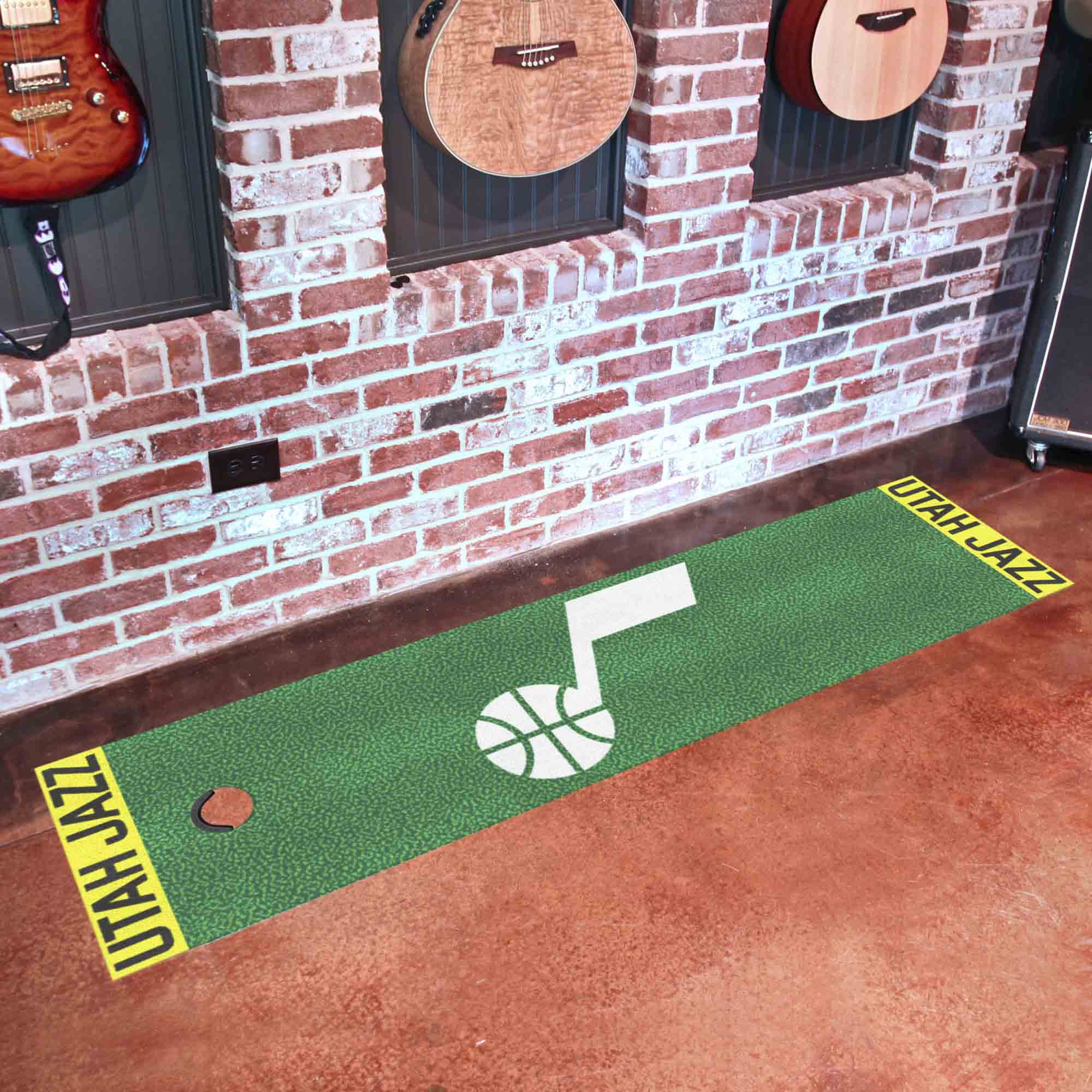 Utah Jazz Putting Green Mat - 1.5ft. x 6ft.