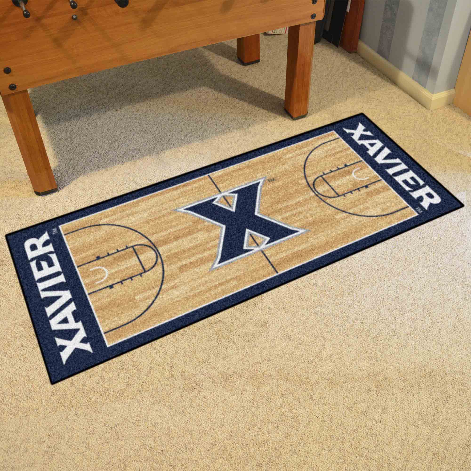 Xavier Musketeers Court Runner Rug - 30in. x 72in.