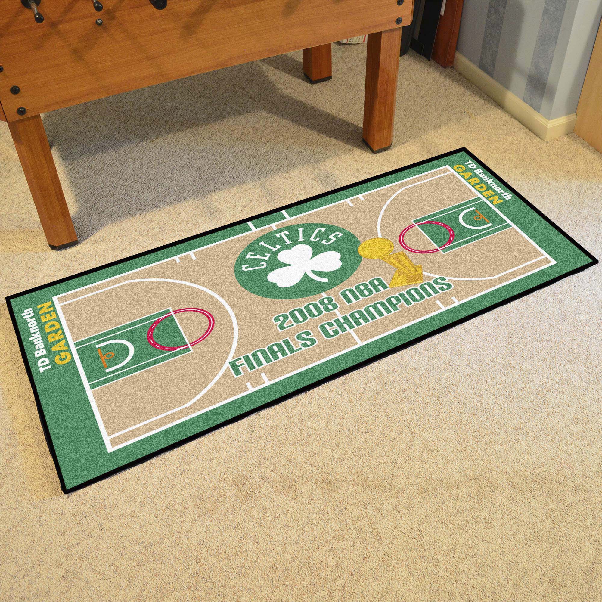 Boston Celtics 2008 NBA Champions Court Runner Rug - 24in. x 44in. - Boston Celtics