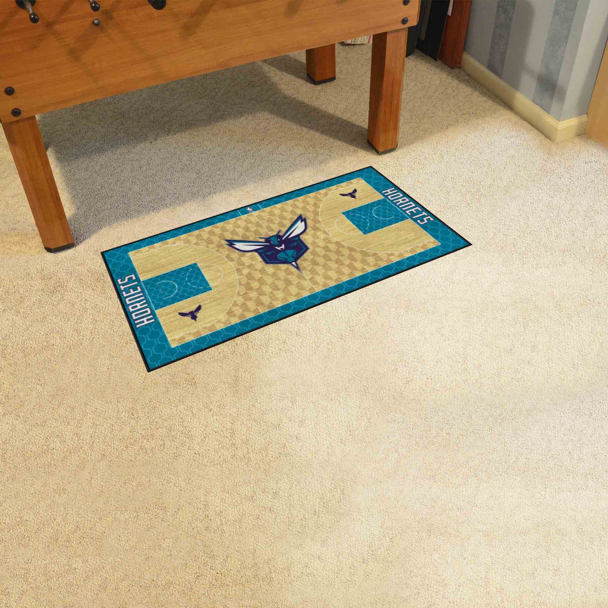 Charlotte Hornets Court Runner Rug - 24in. x 44in. - Charlotte Hornets