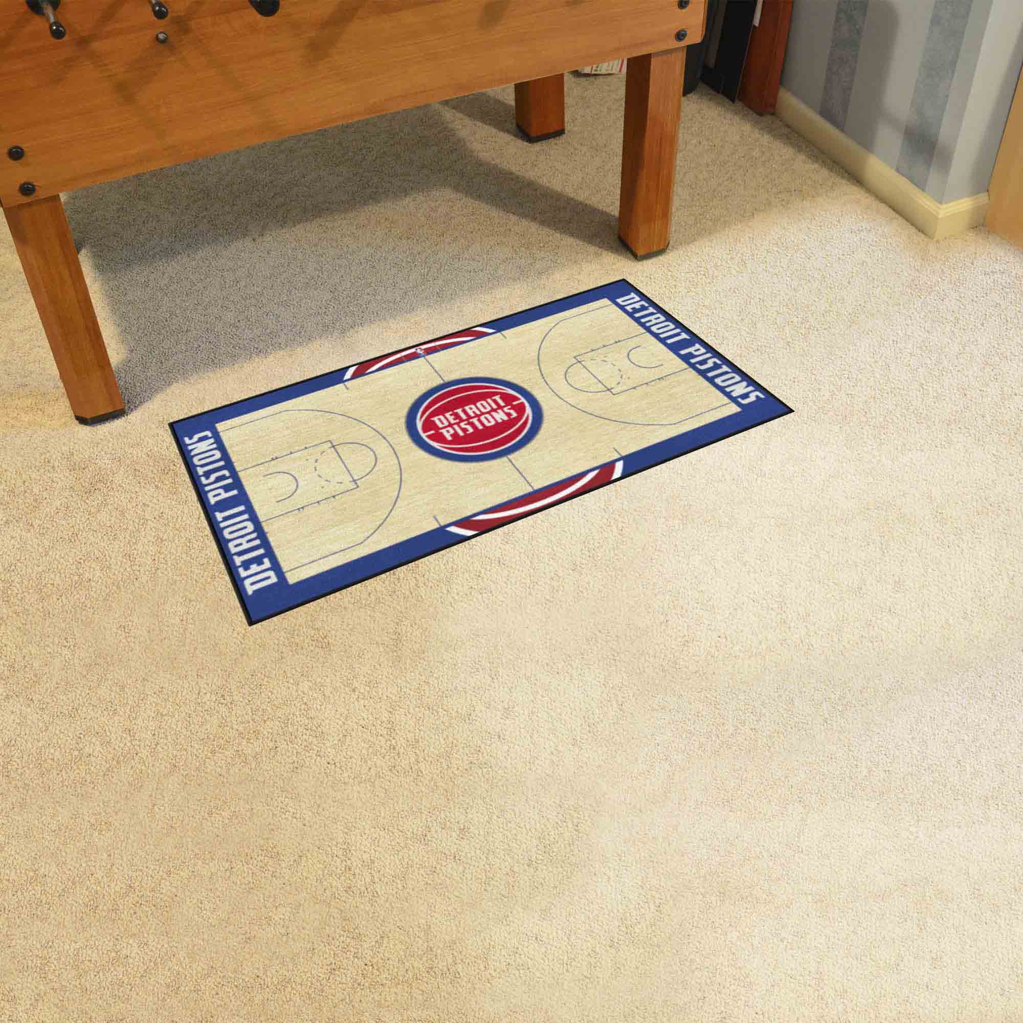 Detroit Pistons Pistons Court Runner Rug - 24in. x 44in.