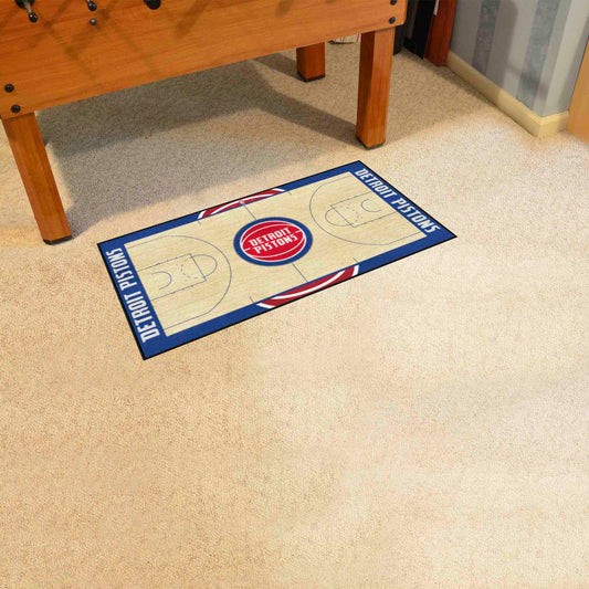 Detroit Pistons Pistons Court Runner Rug - 24in. x 44in.