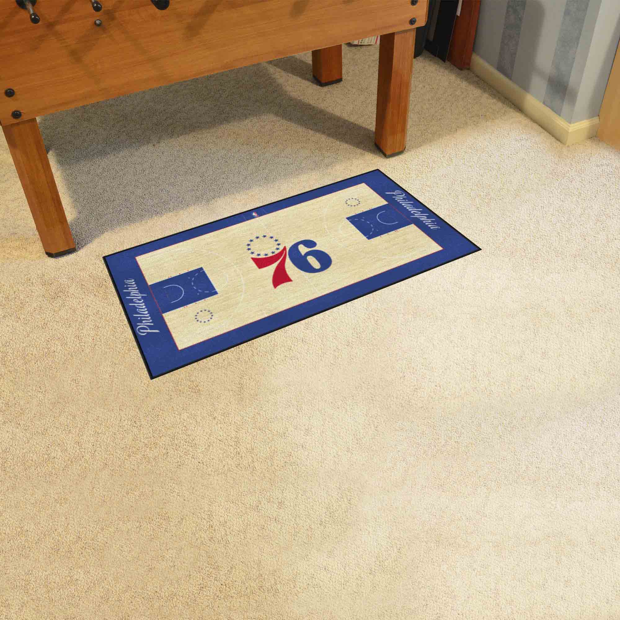 Philadelphia 76ers Court Runner Rug - 24in. x 44in.