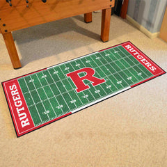 Rutgers Scarlett Knights Field Runner Mat - 30in. x 72in. - Rutgers