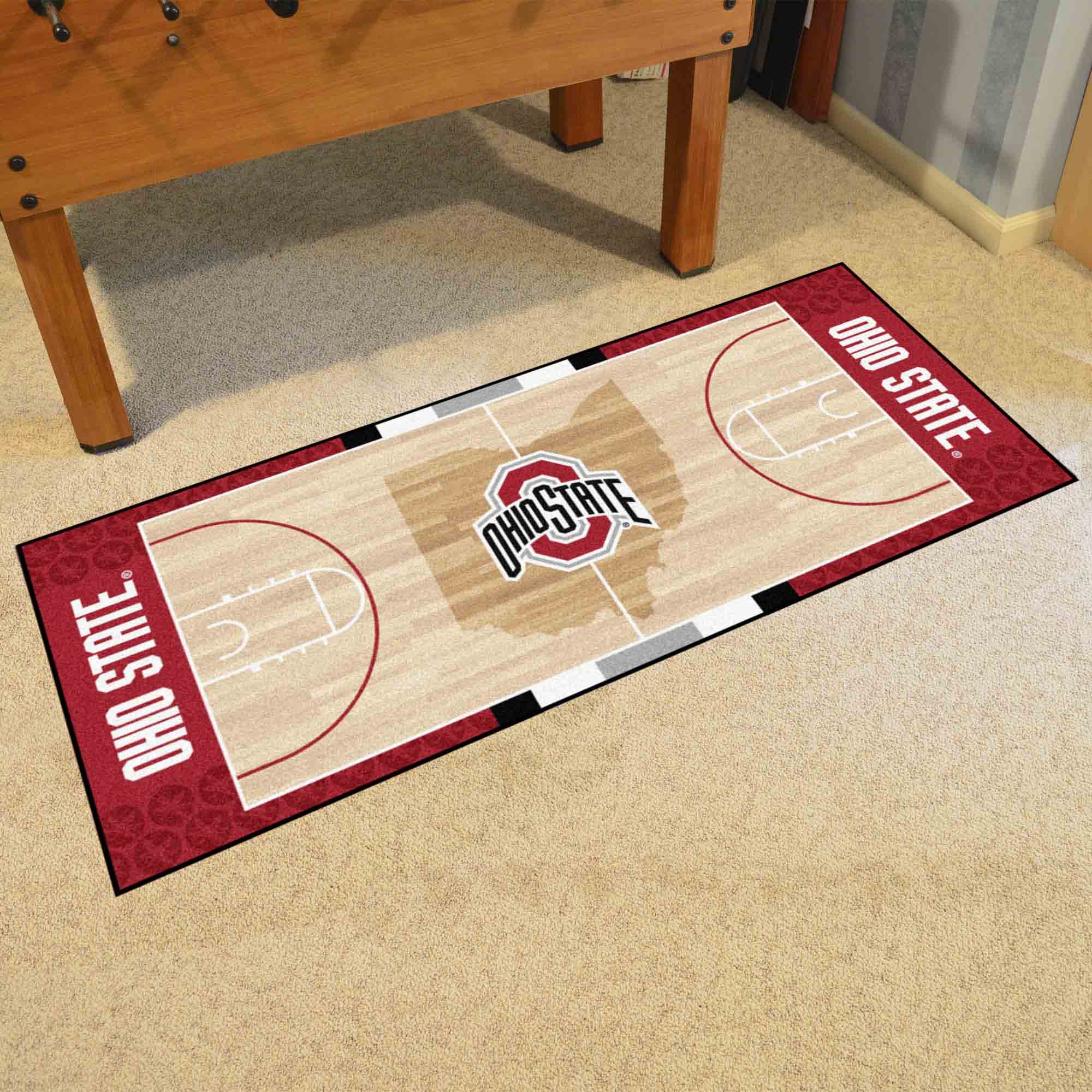 Ohio State Buckeyes Court Runner Rug - 30in. x 72in.