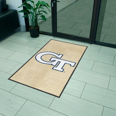 Georgia Tech 3X5 High-Traffic Mat with Durable Rubber Backing - Portrait Orientation