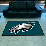 Philadelphia Eagles 4X6 High-Traffic Mat with Durable Rubber Backing - Landscape Orientation