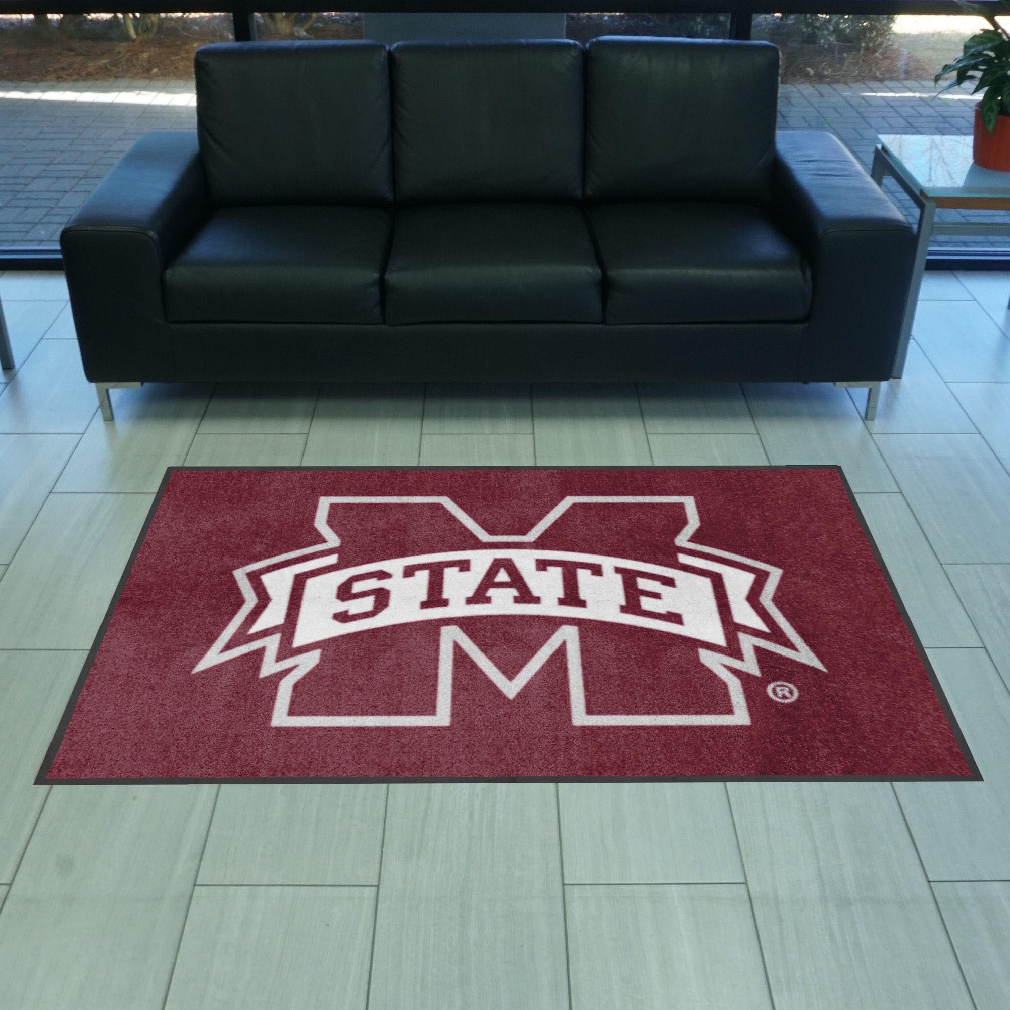 Mississippi State4X6 High-Traffic Mat with Durable Rubber Backing - Landscape Orientation