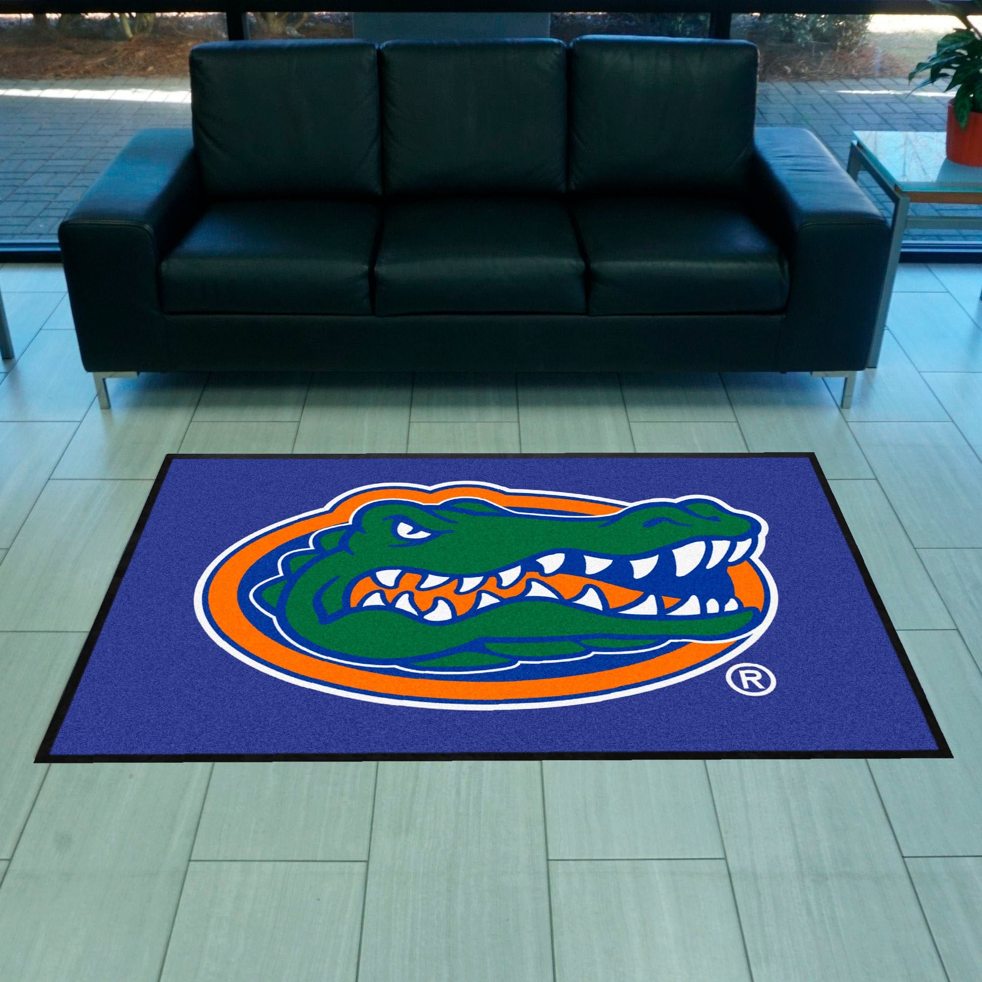 Florida 4X6 High-Traffic Mat with Durable Rubber Backing - Landscape Orientation - Florida