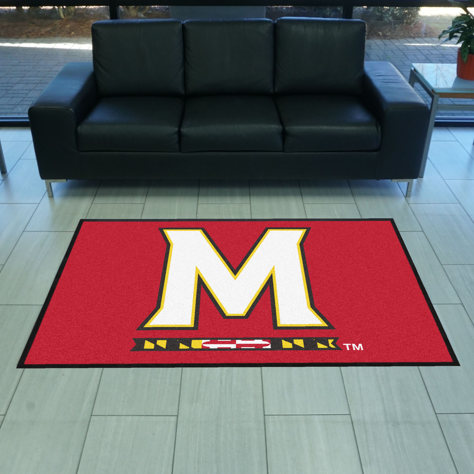 Maryland 4X6 High-Traffic Mat with Durable Rubber Backing - Landscape Orientation