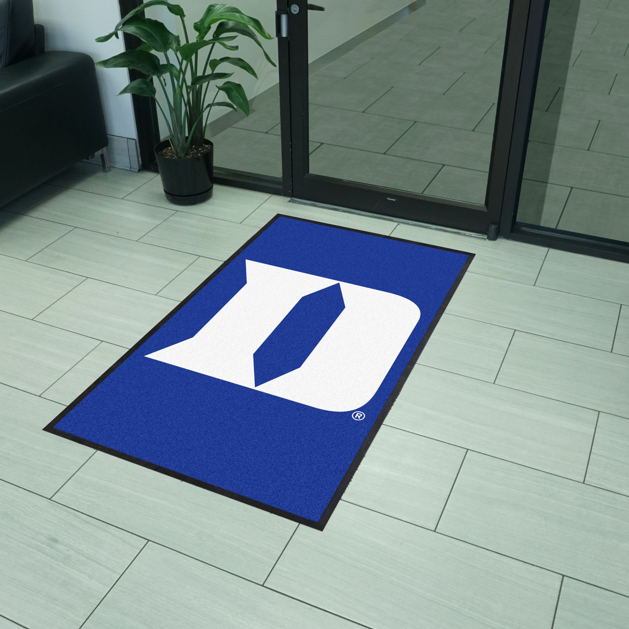 Duke 3X5 High-Traffic Mat with Durable Rubber Backing - Portrait Orientation