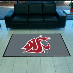 Washington State 4X6 High-Traffic Mat with Durable Rubber Backing - Landscape Orientation