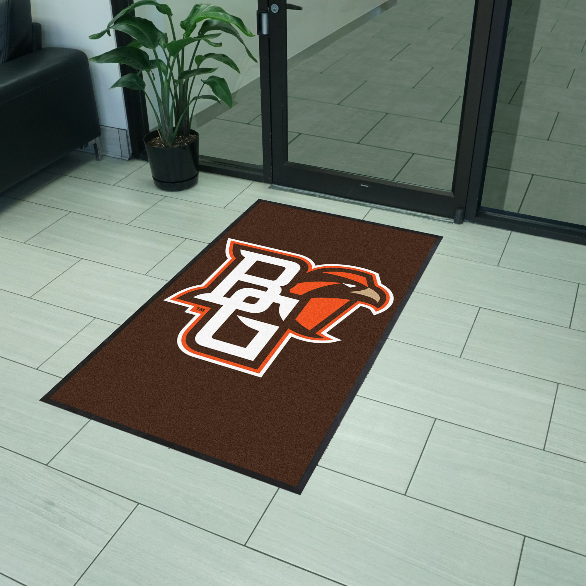 Bowling Green 3X5 High-Traffic Mat with Durable Rubber Backing - Portrait Orientation - Bowling Green