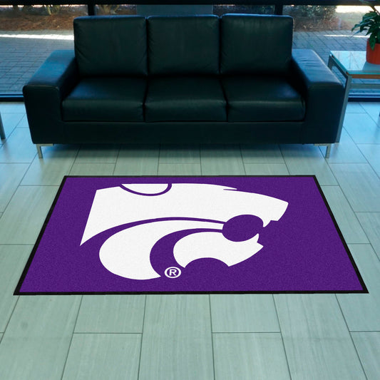 Kansas State4X6 High-Traffic Mat with Durable Rubber Backing - Landscape Orientation