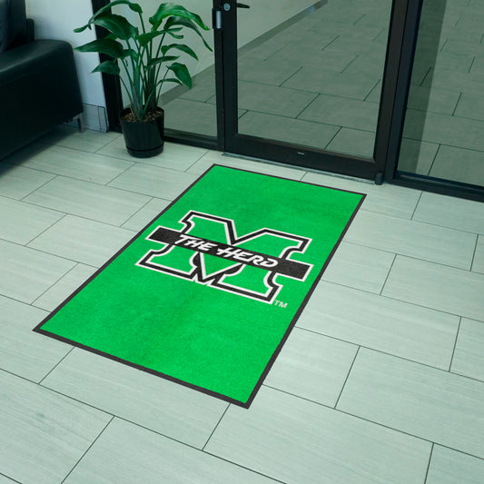 Marshall 3X5 High-Traffic Mat with Durable Rubber Backing - Portrait Orientation