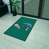 Tulane 3X5 High-Traffic Mat with Durable Rubber Backing - Portrait Orientation