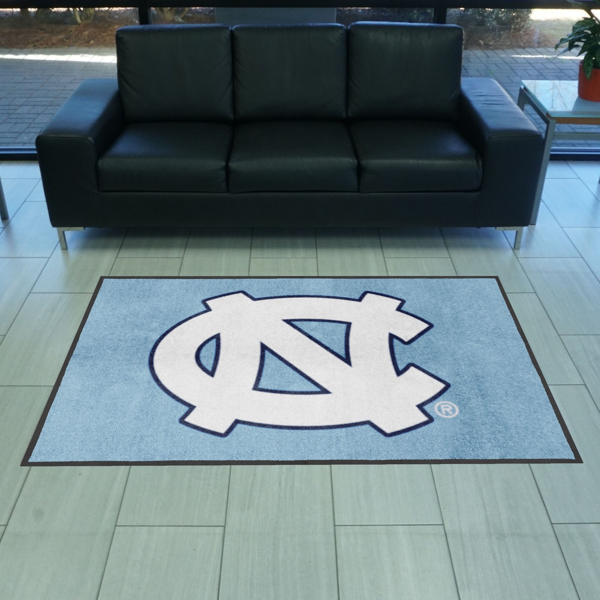 North Carolina 4X6 High-Traffic Mat with Durable Rubber Backing - Landscape Orientation - North Carolina